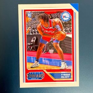 Tyrese Maxey Rookie Card 2020-21 Panini Rookie Threads Philadelphia 76ers